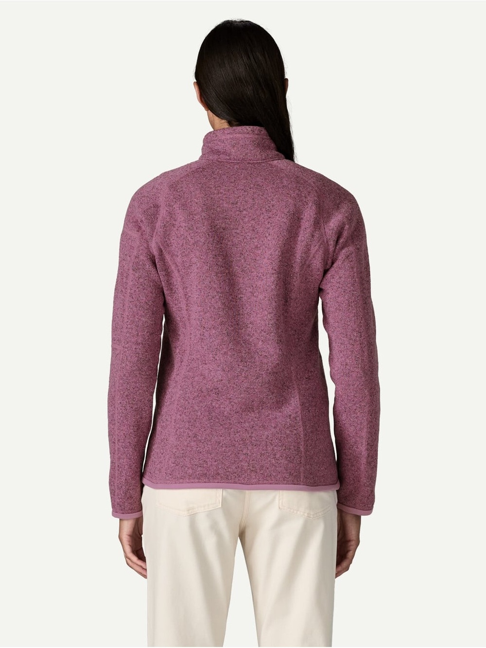 Patagonia Better Sweater 1/4 Zip Fleece Pullover Sweatshirt Light Violet Medium - Picture 6 of 17